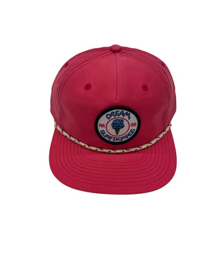 Cream OG Nylon Trucker Pink