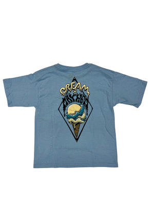 Youth Cream Mayhem Tee Light Blue