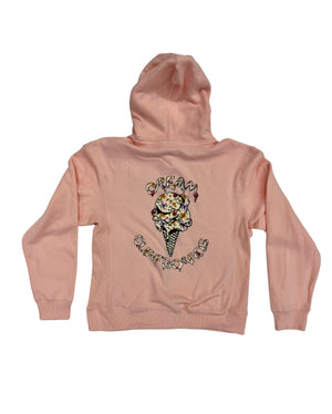 
            
                Load image into Gallery viewer, Floral Cone Hoodie Pink
            
        