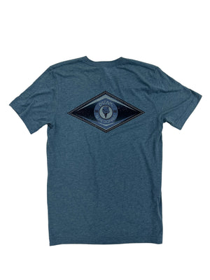 Slick Tri Tee Slate Blue