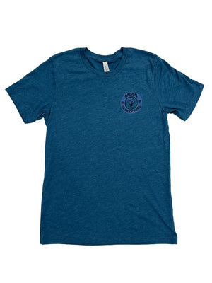 Slick Tri Tee Dark Blue