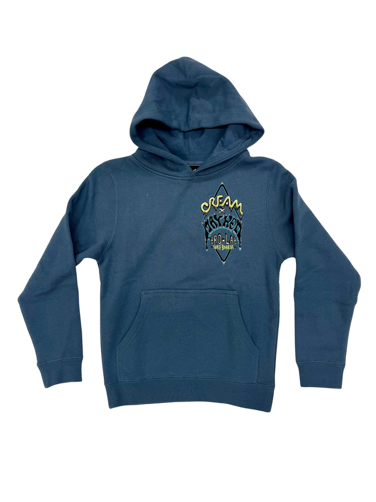 Youth Cream Mayhem Hood Slate Blue